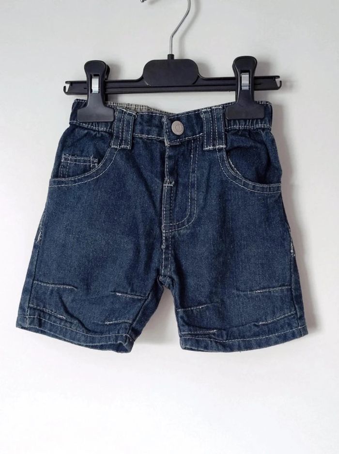 Short jean bleu marine / Kids - 6 mois
