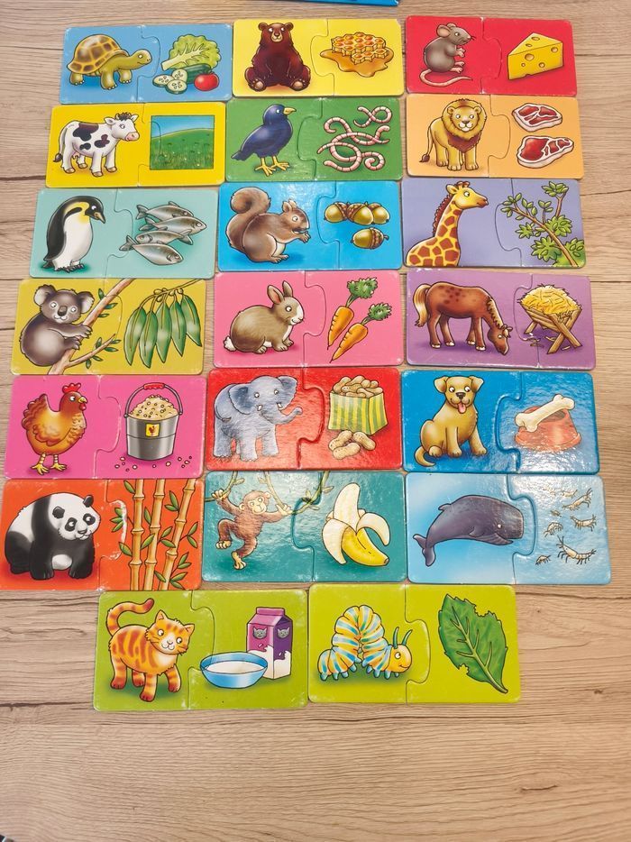 Jeu puzzle que mangent ils - photo numéro 3