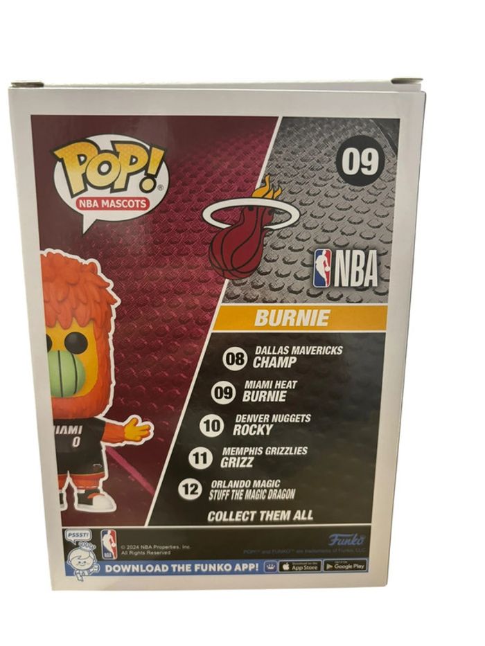 Figurine Funko Pop NBA Burnie 09 neuf - photo numéro 2