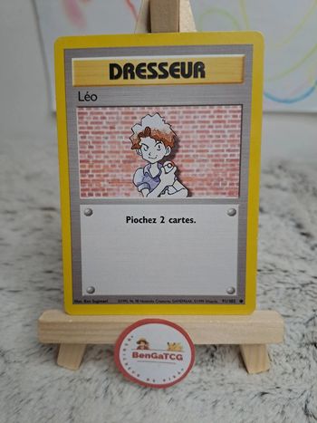 Carte Pokémon Dresseur Léo 91/102 Set de base ed2 Wizards Fr