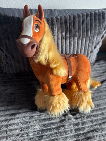 Poupée cheval philibert la belle et la bête