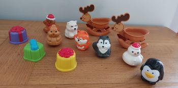 Lot tut tut petits culbuto thème Noël