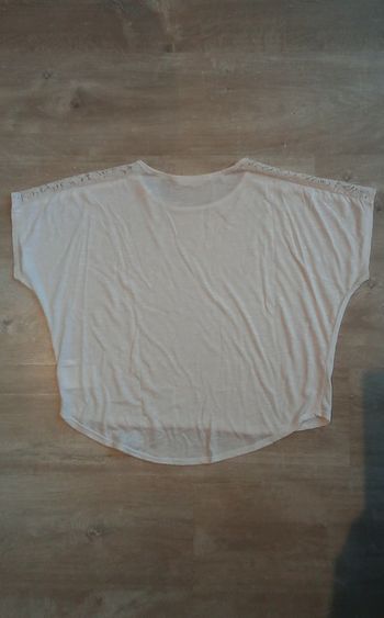 Tee-shirt blanc cassé h & m