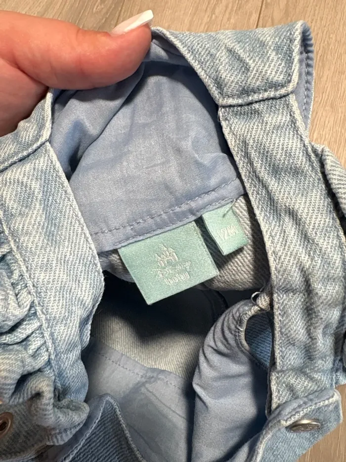 Salopette Disney jeans 12mois fille - photo numéro 4