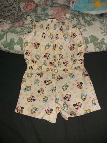 Combishort taille 9/12 mois 80cm minnie daisy disney primark