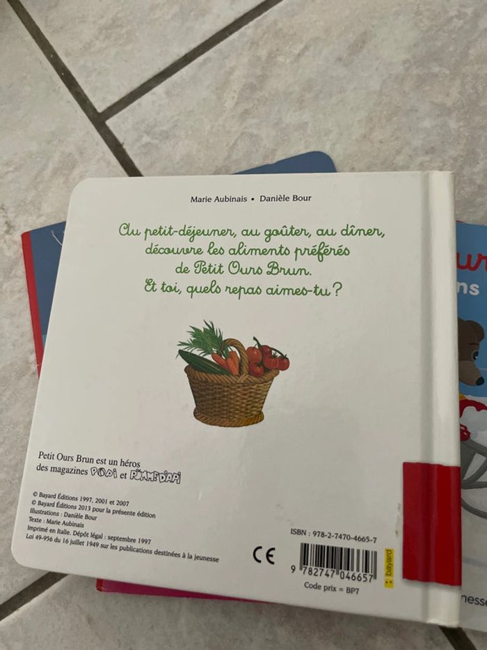 5 livres petit ours brun de poche et mes repas - photo numéro 5
