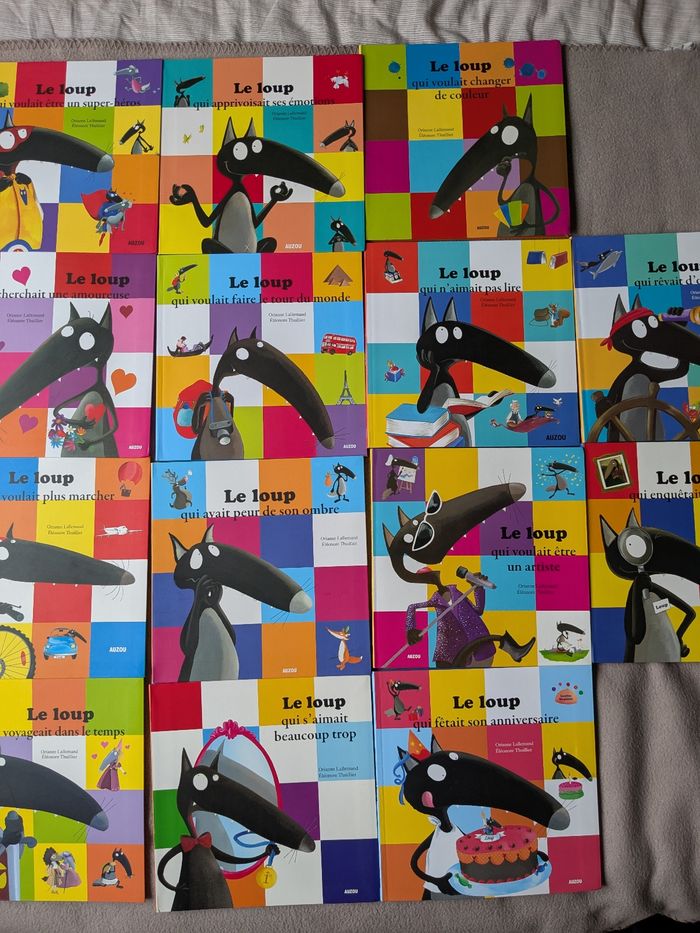 Lot de 14 livres Le Loup Auzou - photo numéro 8