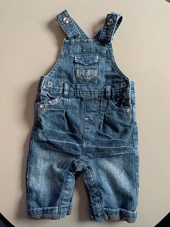 Salopette bébé garçon TAO tape à l’œil  Denim bleu (jeans)