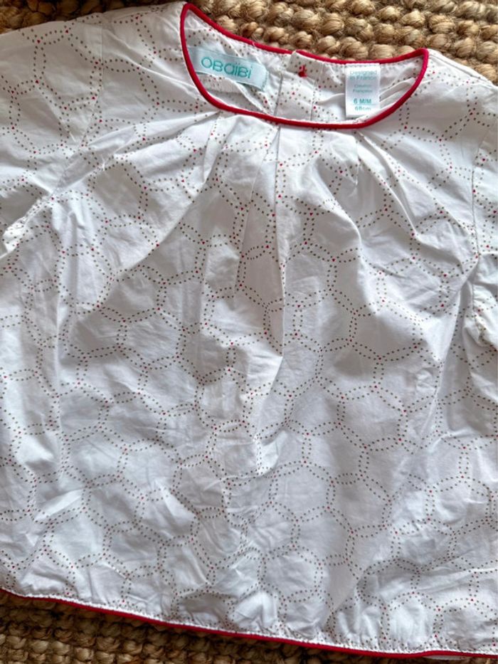 Blouse Obaibi 6mois / 68cm - photo numéro 2