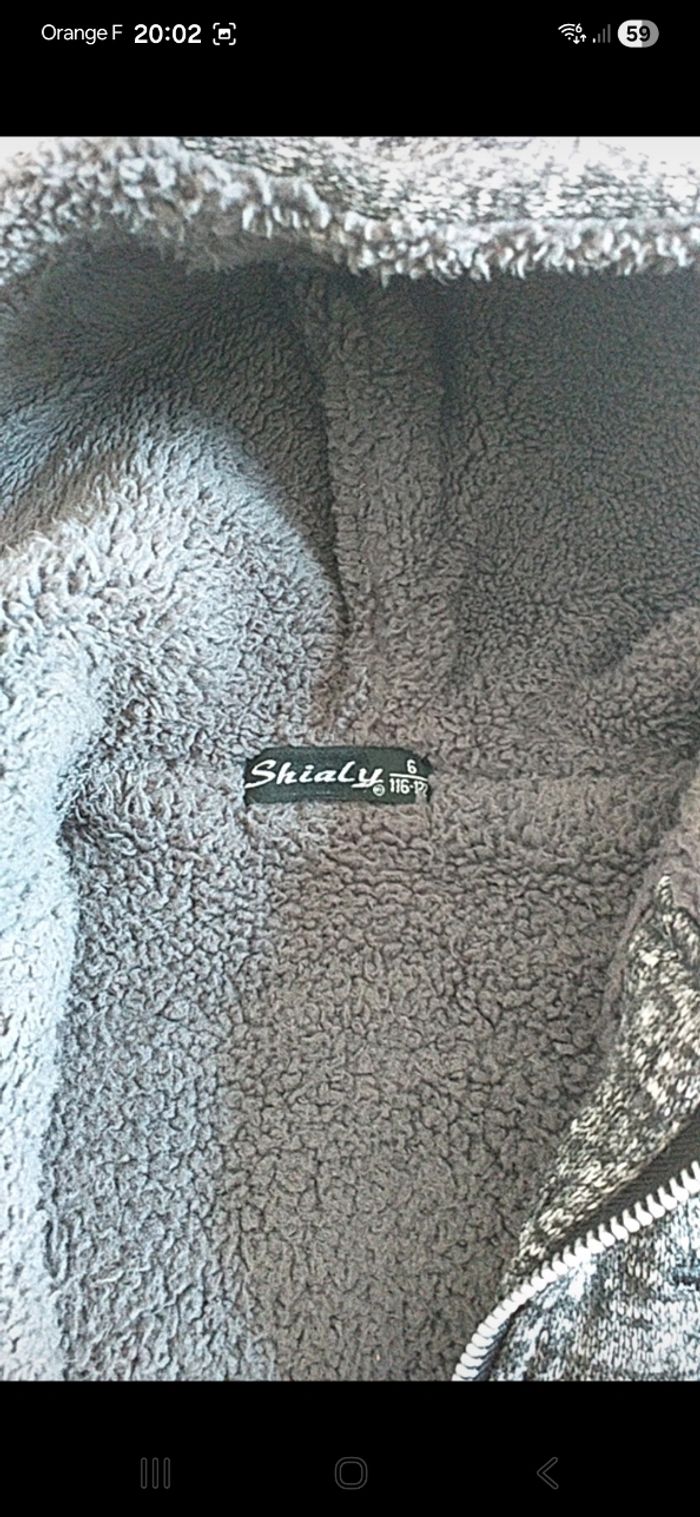 Veste doublée très chaude 6 ans - photo numéro 2