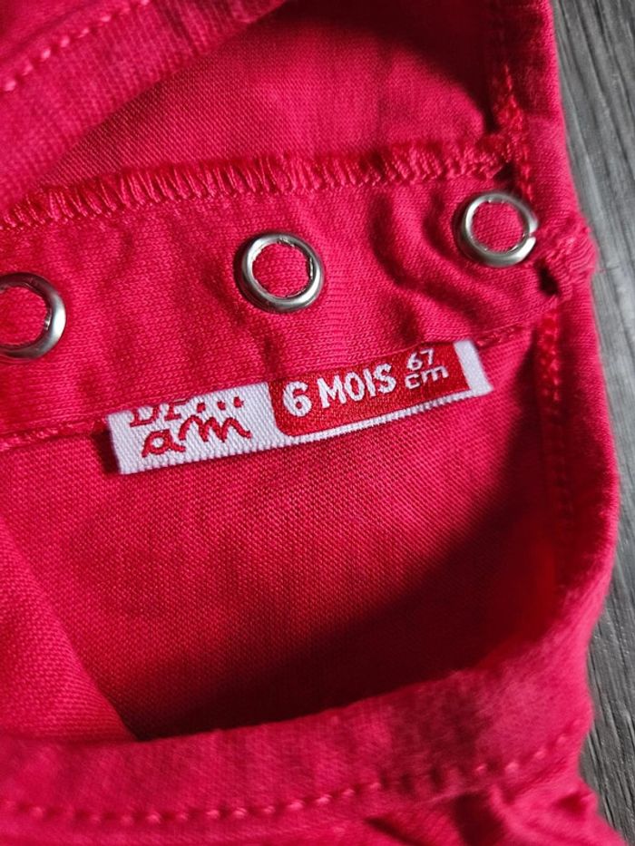 Lot de 4 tee-shirts manches courtes fille taille 6 mois - photo numéro 2