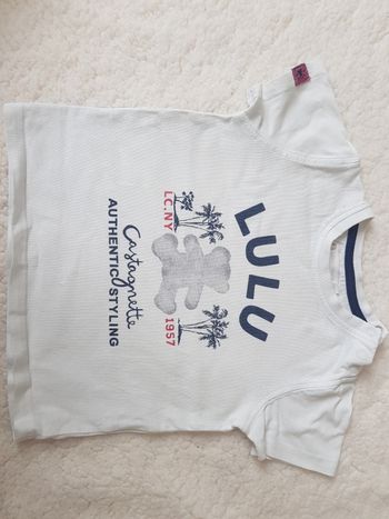 Tee-shirt lulu castagnette 18 mois