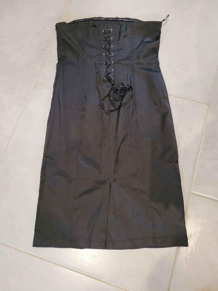 Robe bustier noire 36