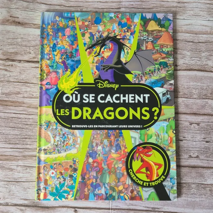 Livre Hachette disney Ou se cachent les dragons