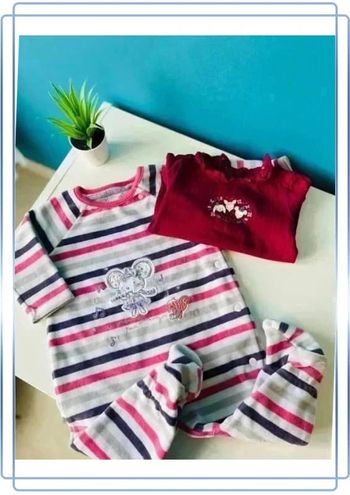 Ensemble Bodie et Pyjama Velours Sergent Major - Taille 6 mois 💕