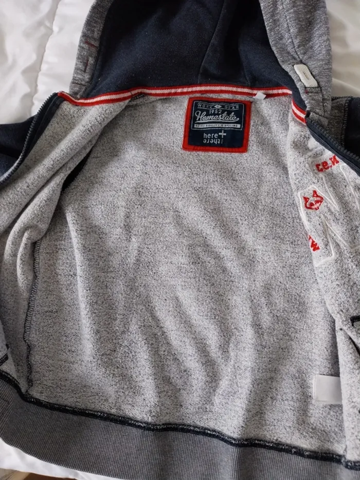 Gilet zippée capuche garçon 10 ans C&A - photo numéro 4