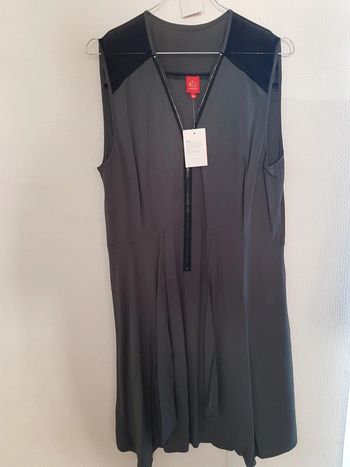 Robe bi matières