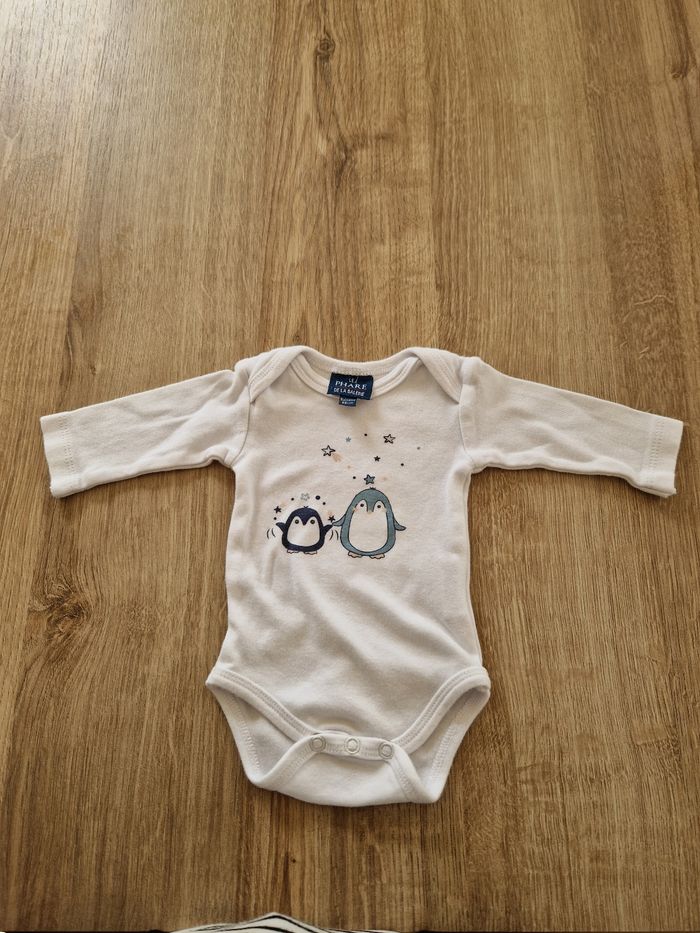 Body manche longue de la marque Le Phare de la Baleine, taille Naissance - photo numéro 3