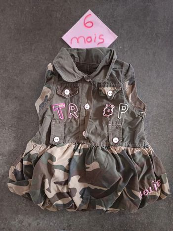 Robe militaire 6 mois