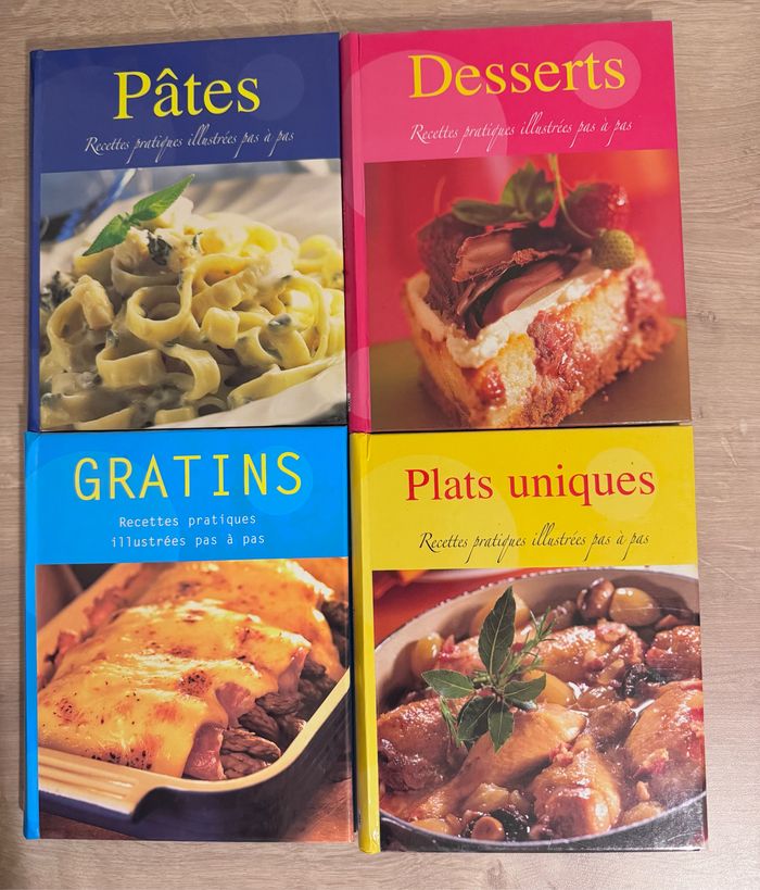 4 livres de cuisine