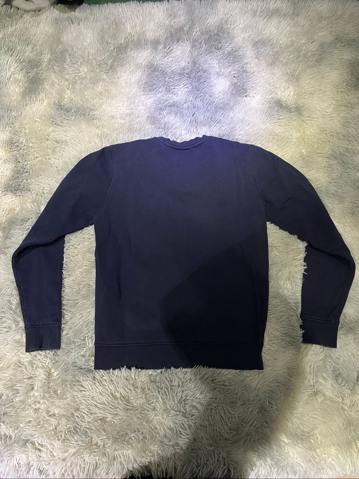 Sweat crewneck Lacoste bleu marine - photo numéro 4