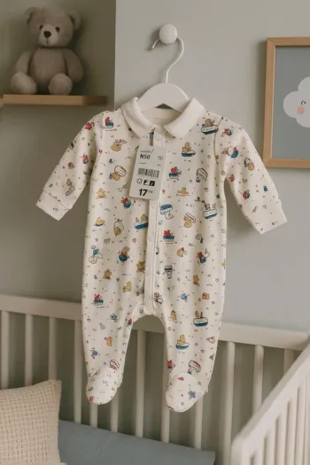 Pyjama naissance “Petits Bateaux et Animaux” dpam Taille 50