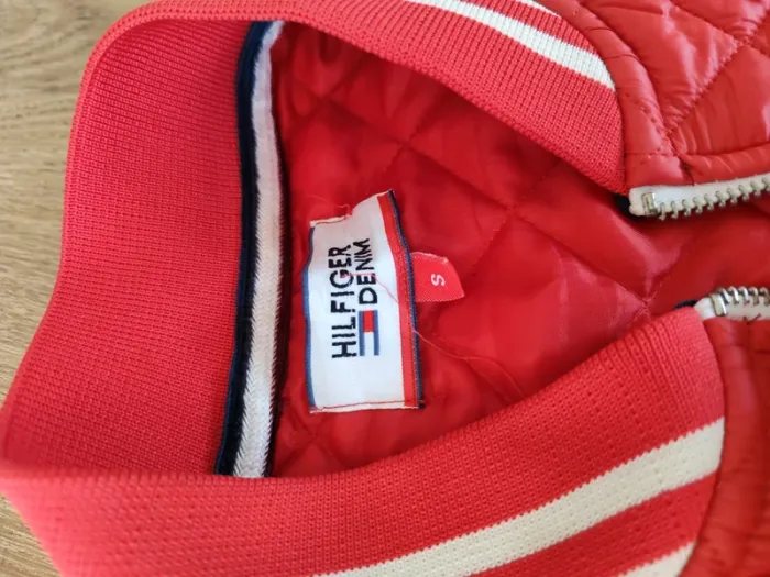 Bombers matelassé Hilfiger Denim rouge – Taille S (36/38) - photo numéro 5