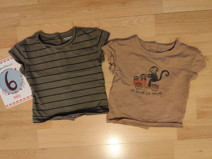 Lot de 2 tshirt