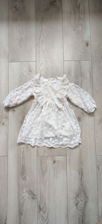 Robe mousseline avec doublure Zara 18/24 mois