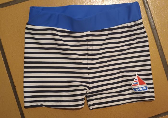 Boxer maillot de  bain mes petits cailloux 23 mois