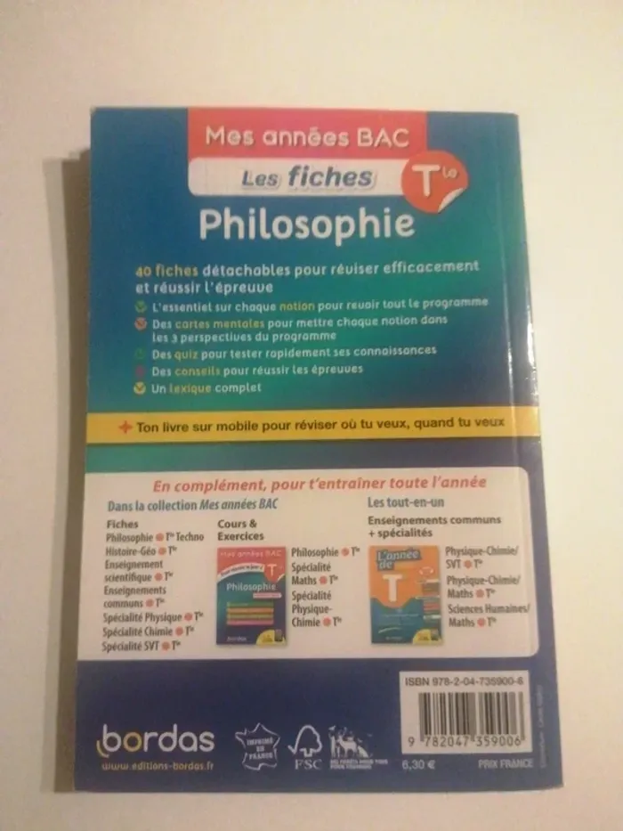 Fiches Philosophie Bac Terminale - photo numéro 2