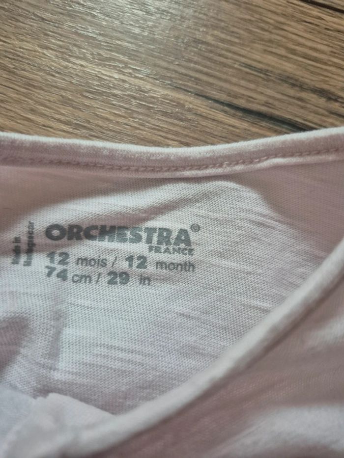 Gilet rose bébé 12 mois / 74 cm 🌸 Orchestra - photo numéro 4