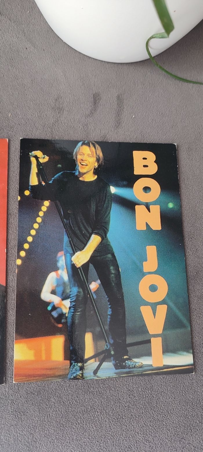 Lot de 2 cartes postales de Bon Jovi - photo numéro 3