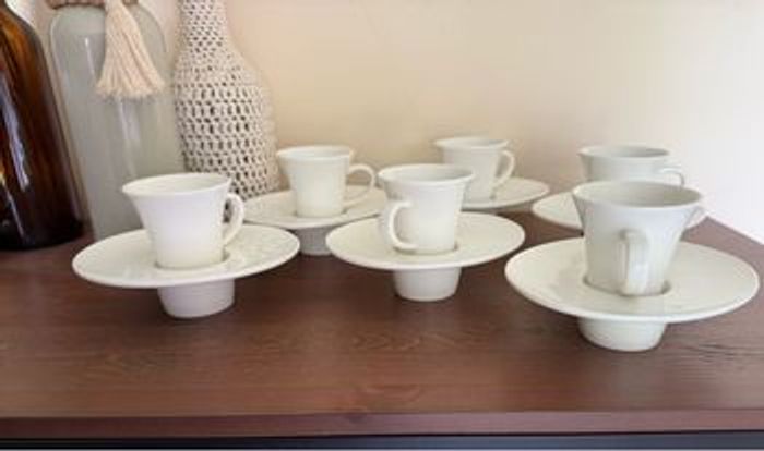 6 tasses et soucoupes - contemporaine - photo numéro 6