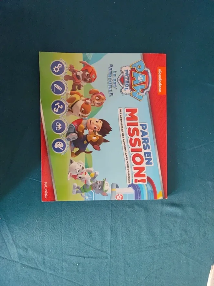 Livre apprentissage pat patrouille