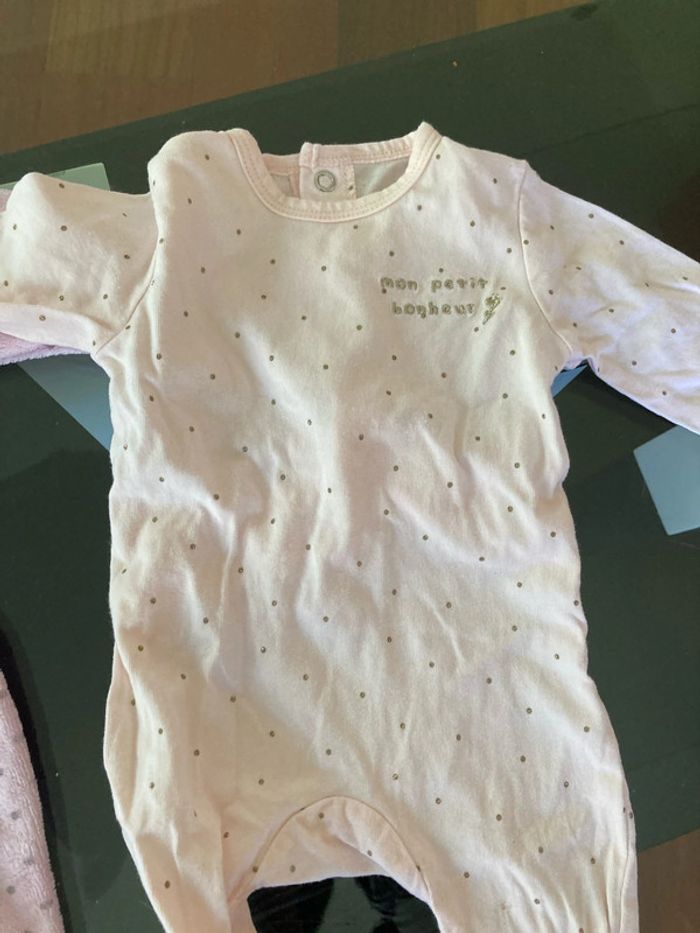 Lot de 2 pyjamas 1 mois - photo numéro 3