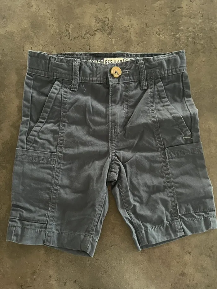 Short bleu gris In extenso