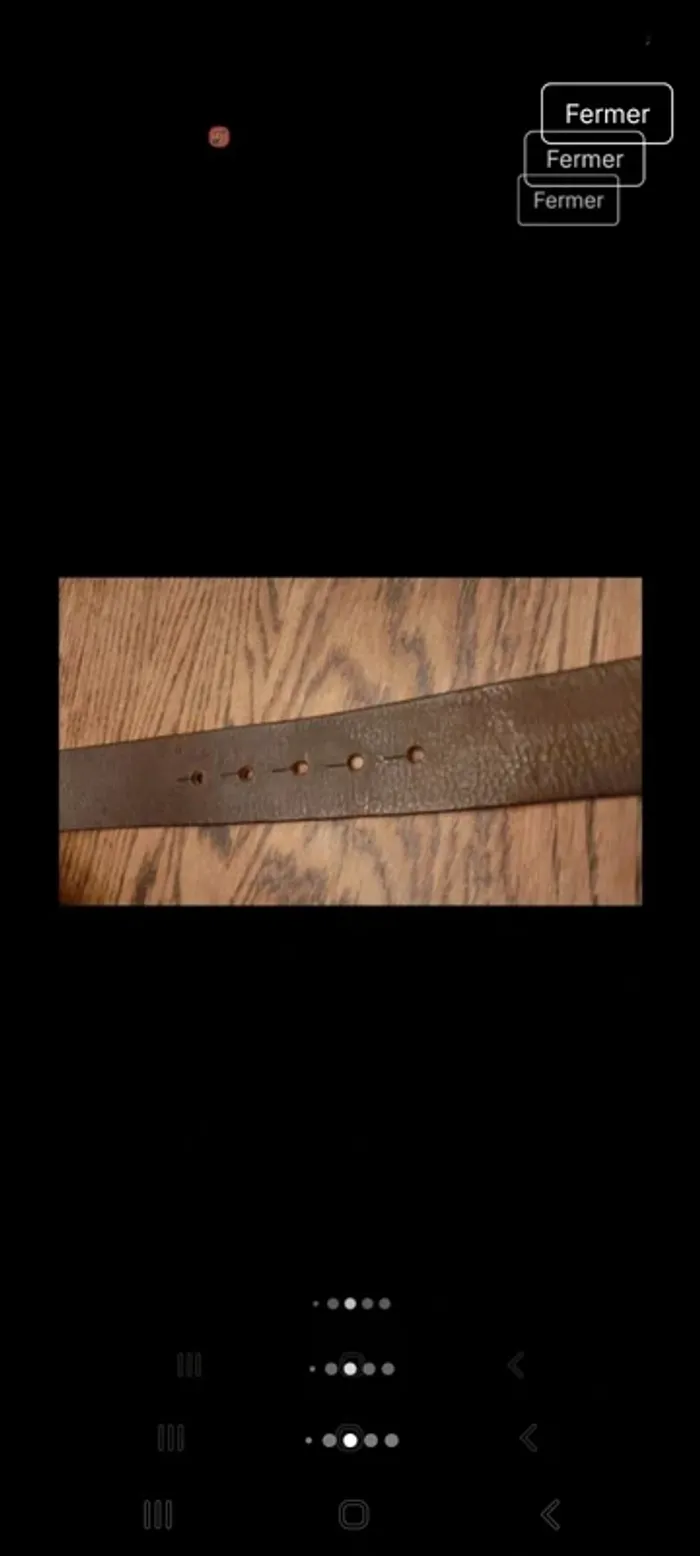 Ceinture Marron cuir Frankie Morello Milano 85cm - photo numéro 18