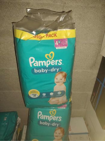 Pampers  baby dry 4+
