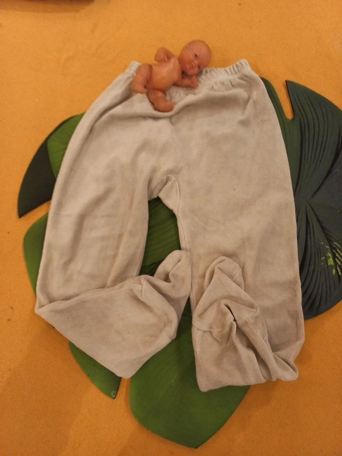 Lot 2Bas pyjamas/survêtements a pieds bébé 24 a 36 mois mixte - photo numéro 3