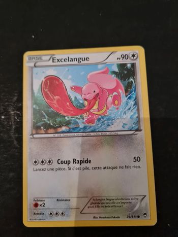 Carte pokémon Excelangue 78/111