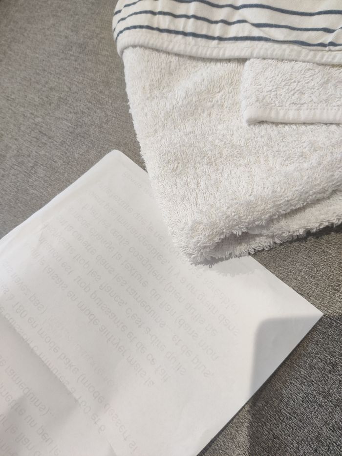 Cape sortie de bain marinière + Gant Kiabi - photo numéro 7