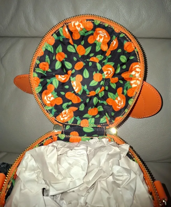 Sac bandouillere Minnie Mouse citrouille halloween disney - photo numéro 9