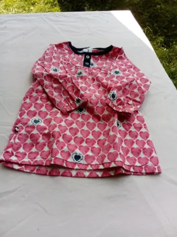 Tunique manches longues tissiz 12 mois