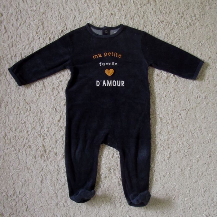 Pyjama velours 12 mois