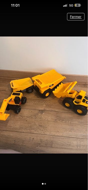 Lots engins de chantier