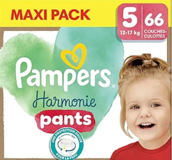 6 cartons Pampers Harmonie  Pants Taille 5