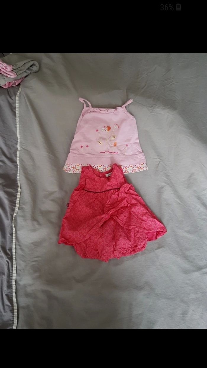 Lot robe et combinaison