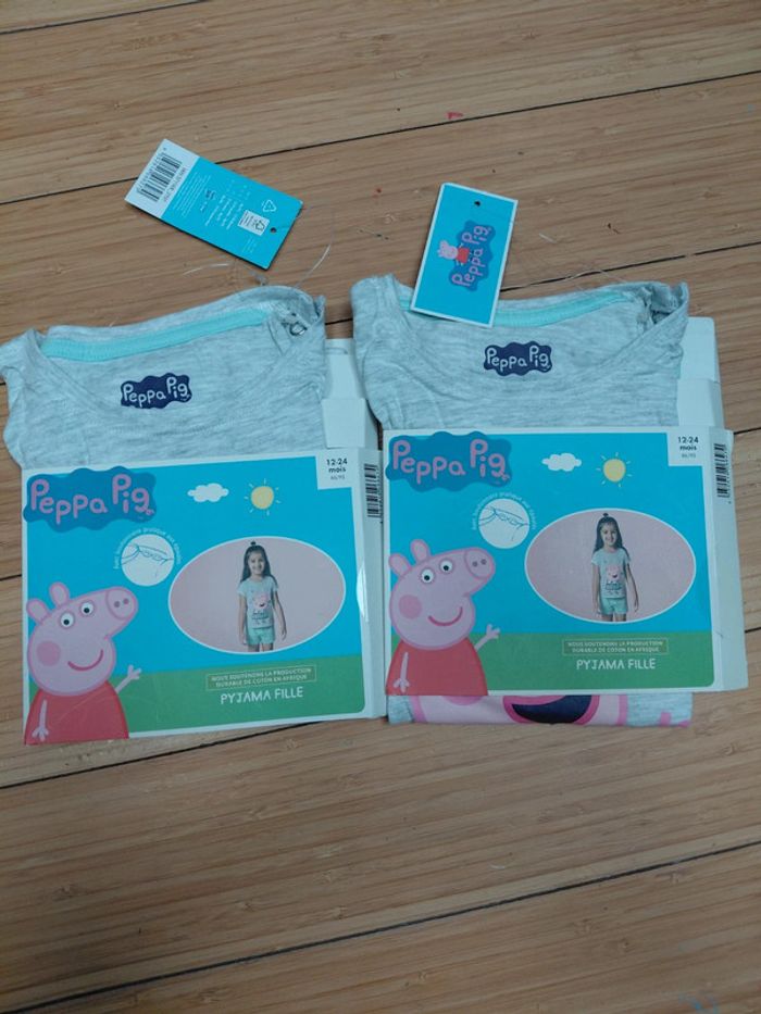 Lot de 2 pyjamas short