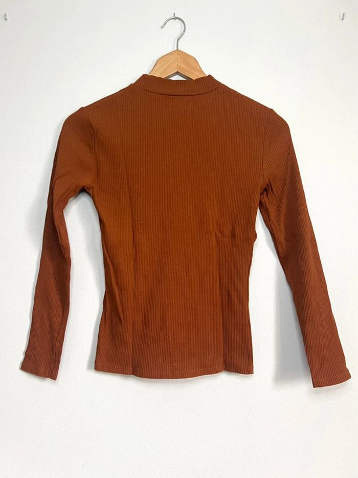 Blouse manches longues Cache Cache marron - photo numéro 2